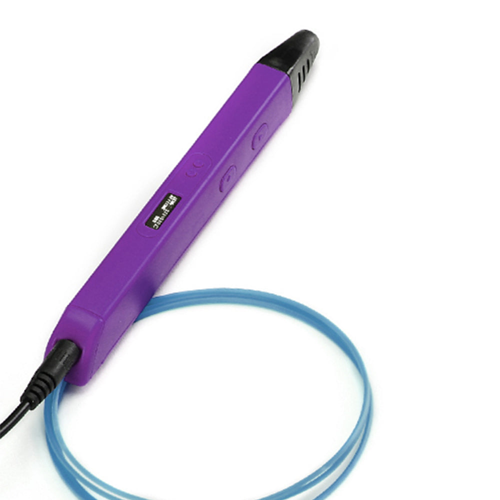 3D Printing Pen with OLED Display and PLA Filament