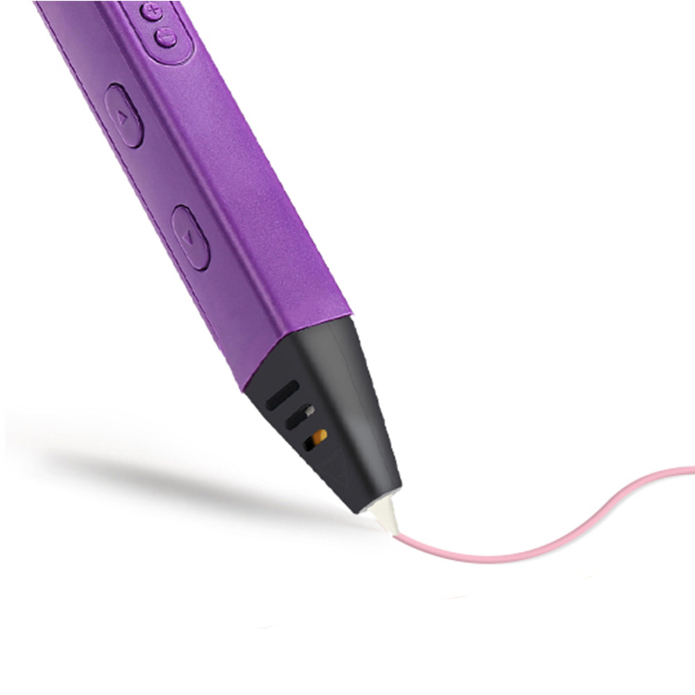 3D Printing Pen with OLED Display and PLA Filament