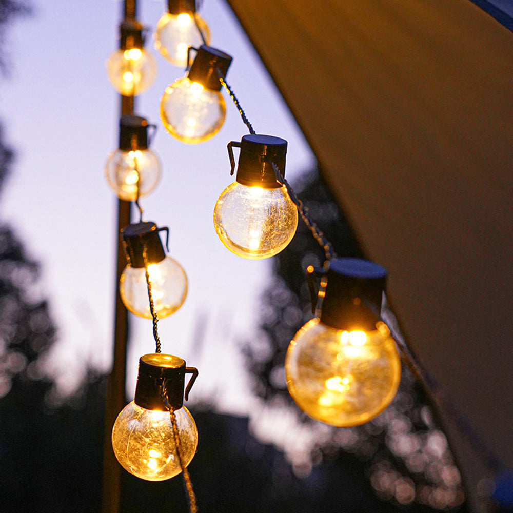 Retro Solar String Lights