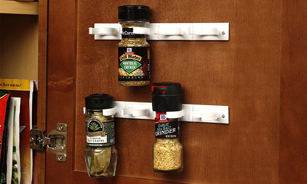 Set of 4-Strips Kitchen Spice Rack Organizer