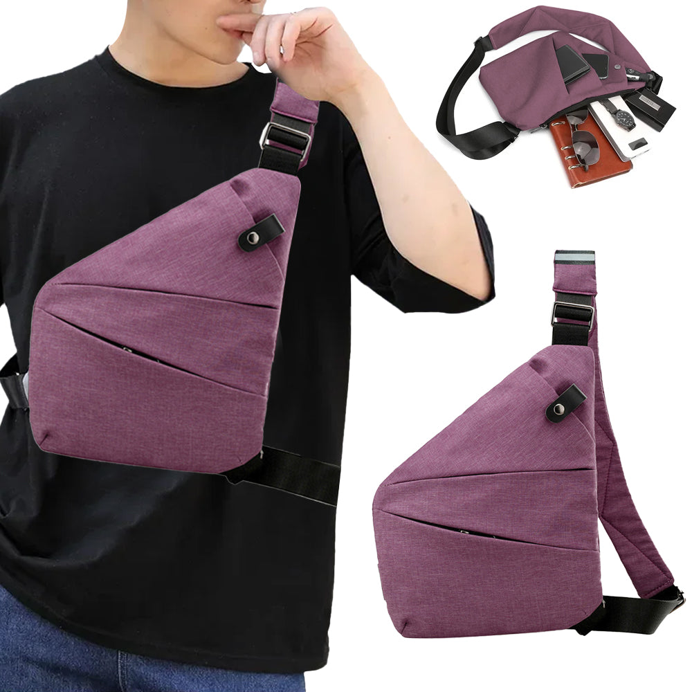 Anti-Theft Sling Bag Right Shoulder Bag