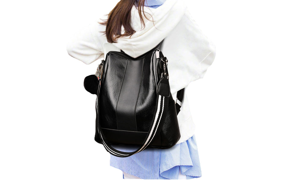 Women Anti-Theft PU Leather Backpack