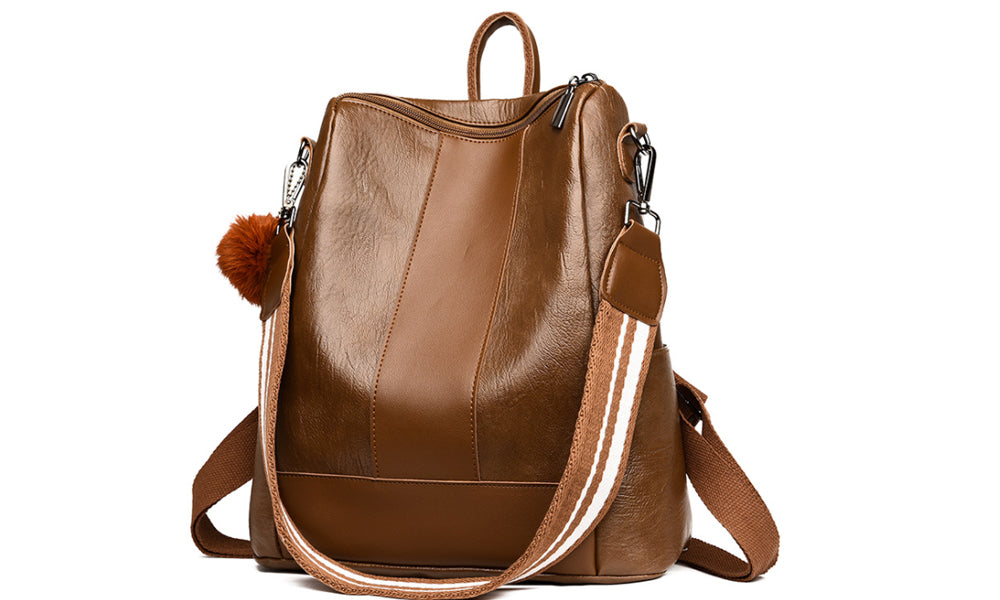 Women Anti-Theft PU Leather Backpack