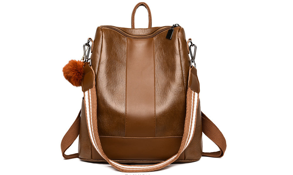 Women Anti-Theft PU Leather Backpack