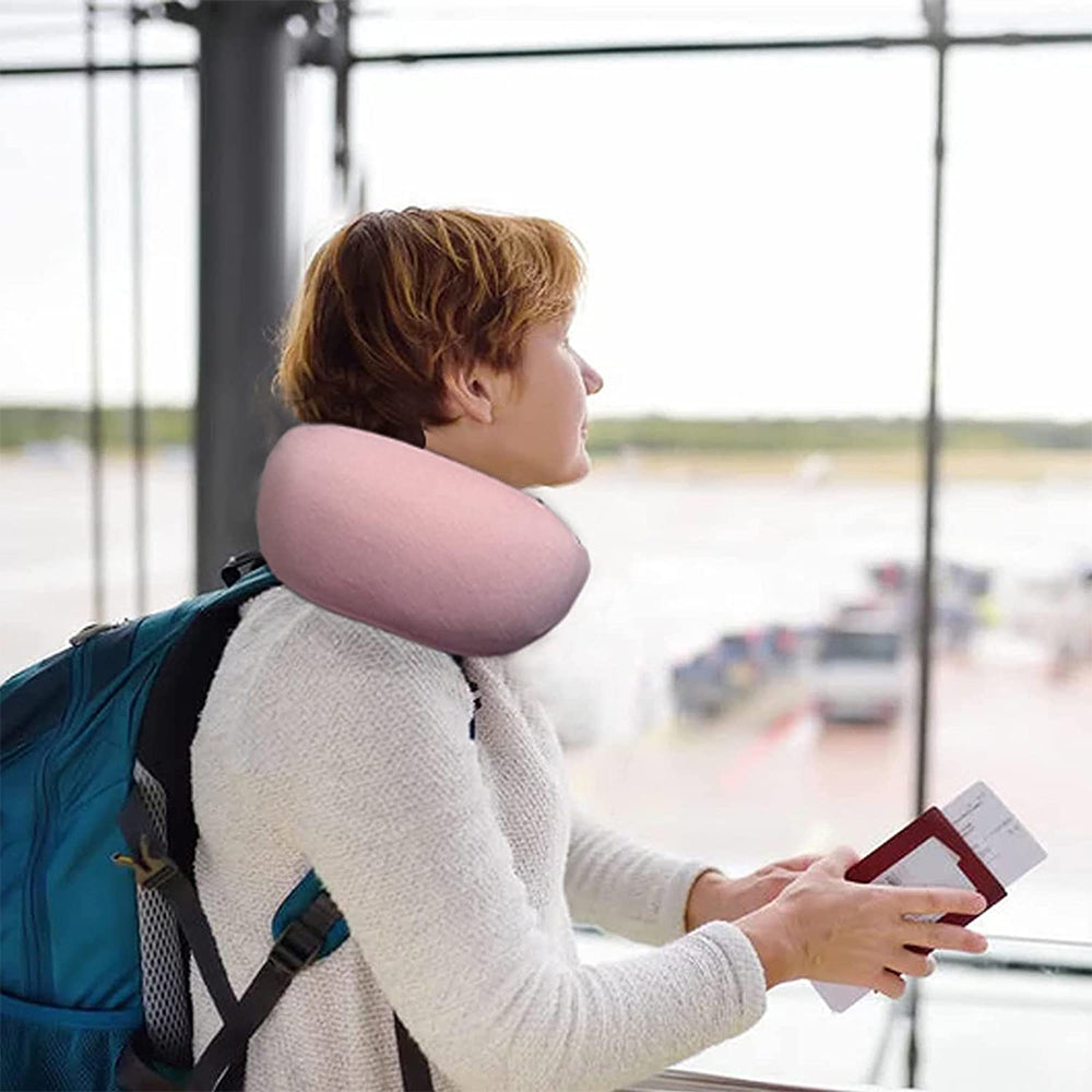 Adjustable Travel Memory Foam Neck Pillow