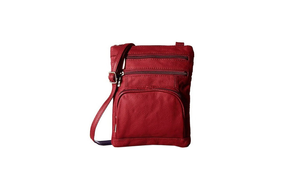 Soft Genuine Leather Crossbody Bag