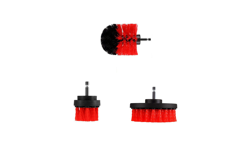 3PCS Universal Drill Power Heavy Duty Brush Cleaning Set