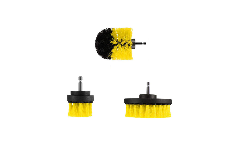 3PCS Universal Drill Power Heavy Duty Brush Cleaning Set