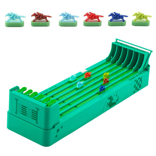 Portable Tabletop Horse Racing Game for Adult Fun Family Party