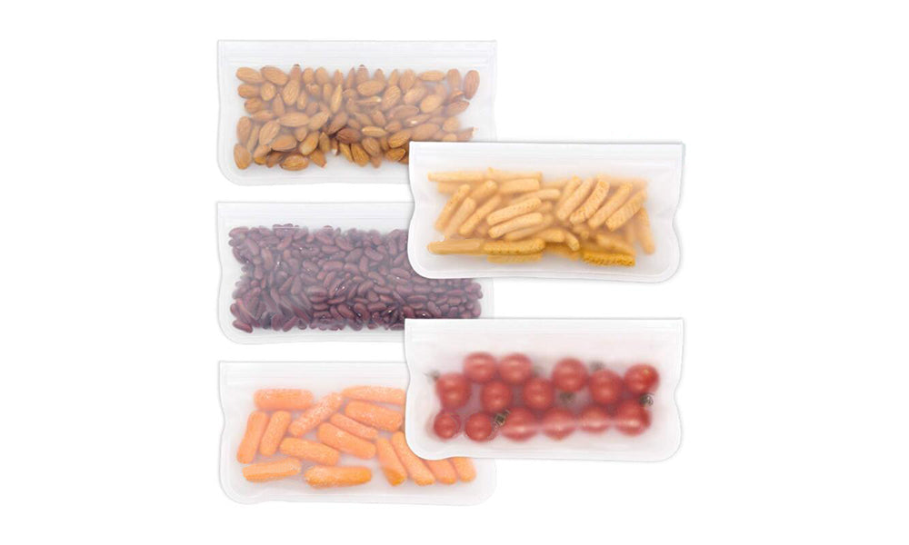 Set of 3, 5 or 10 pcs Reusable Food Storage Ziplock Bags