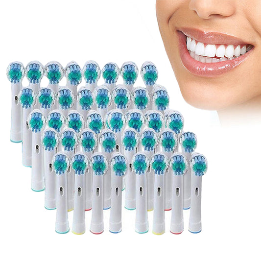 40 pcs Electric Toothbrush Heads Compatible with Oral B 3D Whitening Replacement Brush