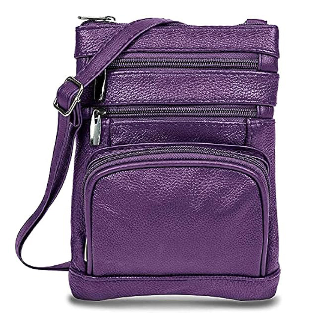 Soft Genuine Leather Crossbody Bag