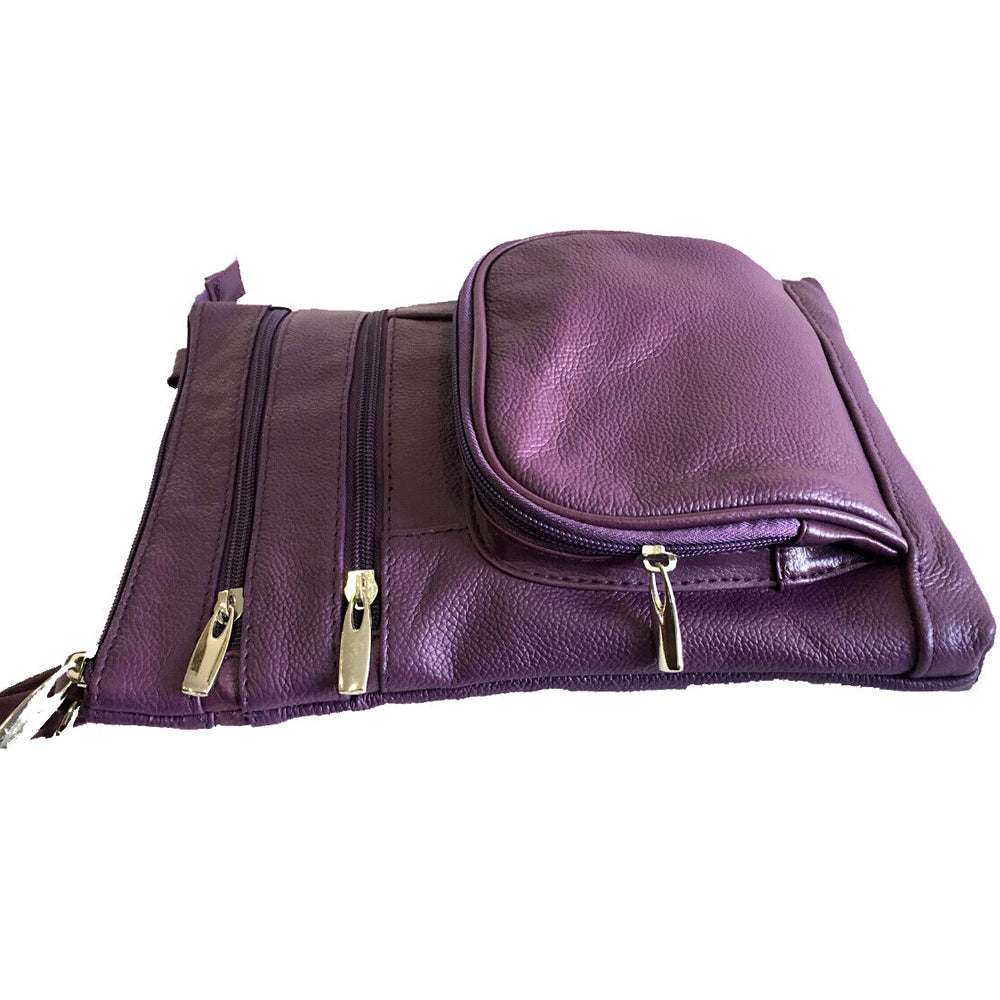 Soft Genuine Leather Crossbody Bag