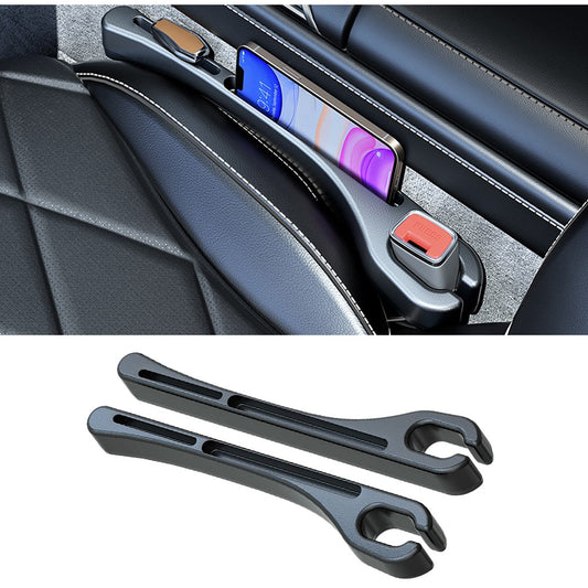 1 Pair Car Seat Gap Filler for Gap Between Seat and Console - Black