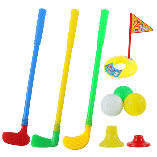 Plastic Golf Sets, Golf Clubs Educational Toys Colour Randomly