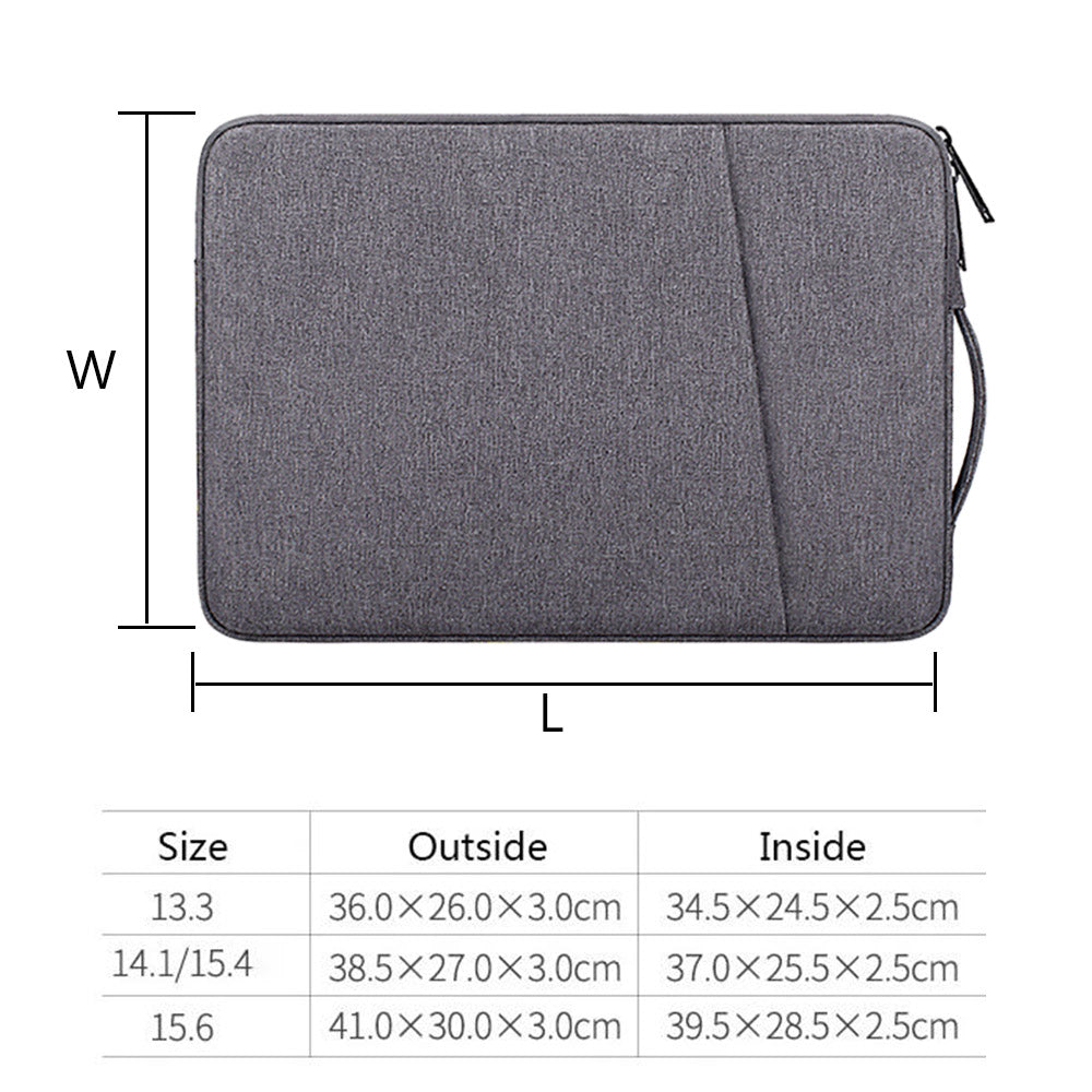 13.3 Inchs  Accessories Laptop Case Bag-Dark grey