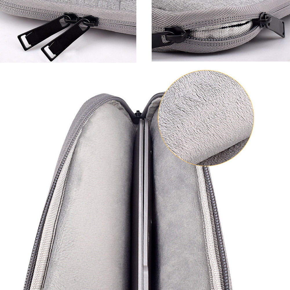 14.1 Inchs  Accessories Laptop Case Bag-Light grey