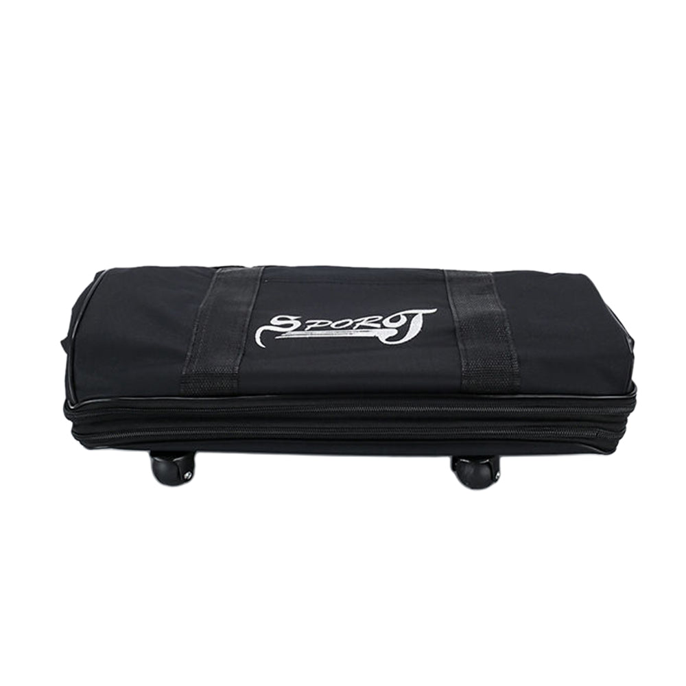 80x47x25cm Wheeled Travel Luggage Expandable Wheeled Duffel Bag Oxford Bag