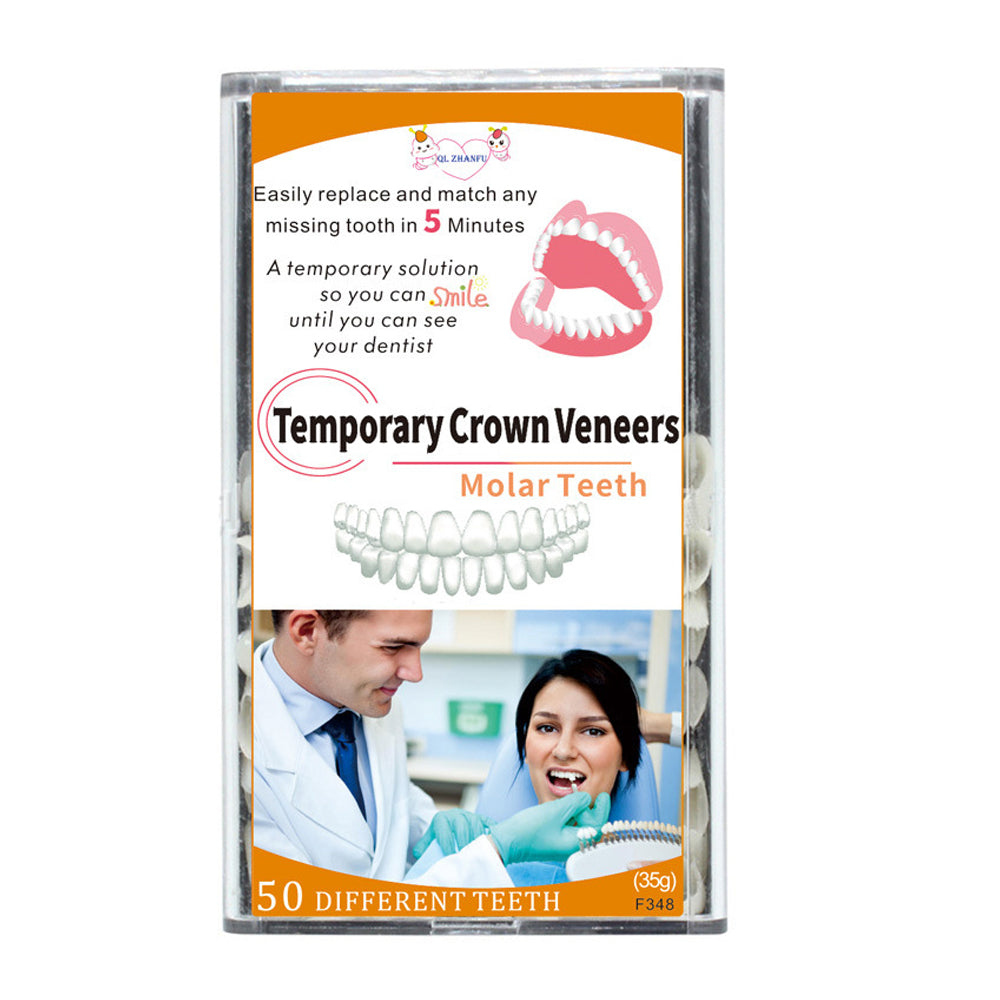 1 Box Dental Temporary Teeth Crown Veneers Kit for Molar Posterior Teeth