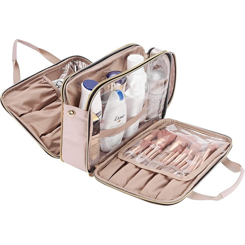 Travel Toiletry Bag Cosmetic Bag Makeup Bag Toiletry Case Pink