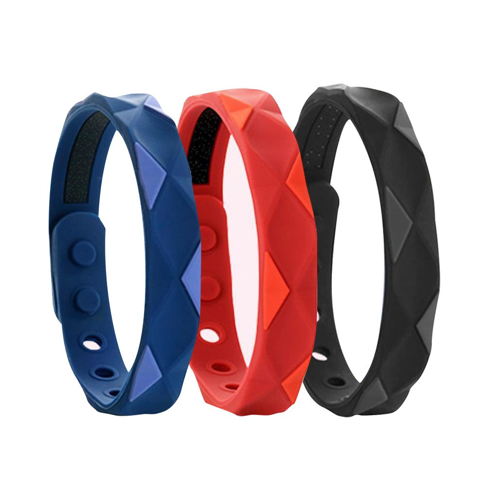 3Pcs FDA Certificated Negative Ions Wristband Anti Static Sport Bracelet