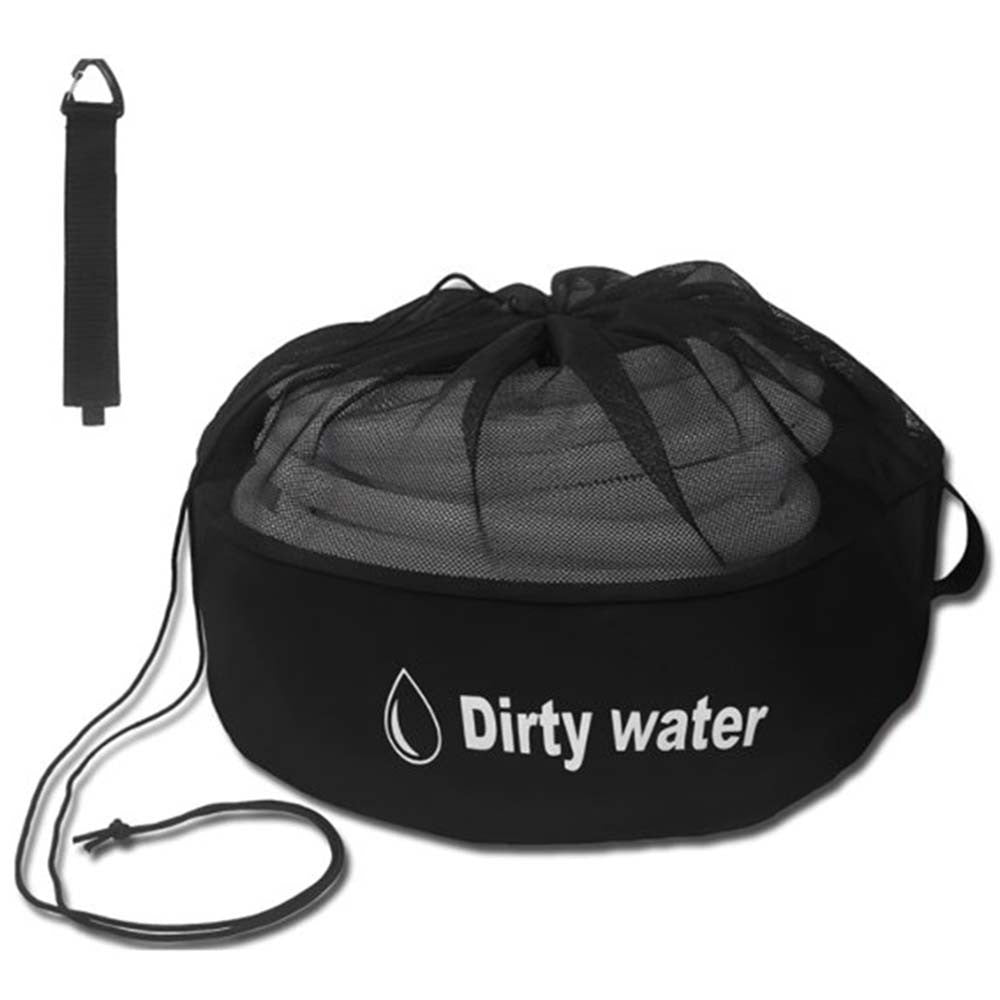 1 X RV Hose Storage Bag Camper Accessories Bag with Storage Strap Black