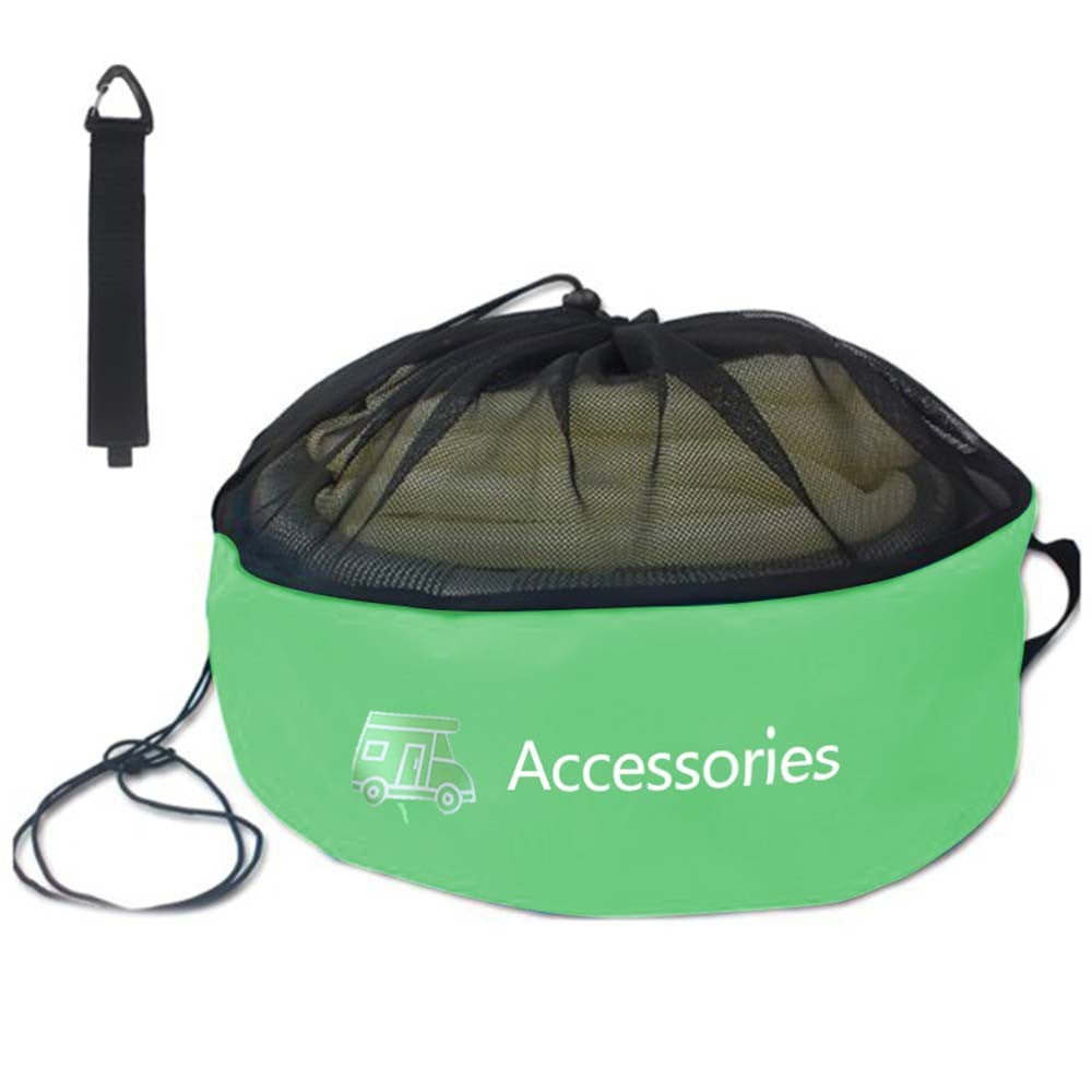 1 X RV Hose Storage Bag Camper Accessories Bag with Storage Strap Green