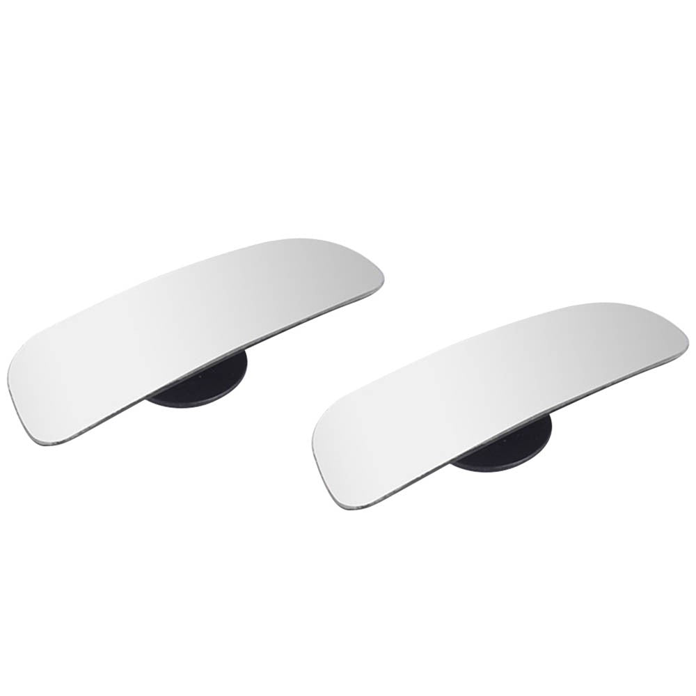 2 Pairs Adjustable Car Blind Spot Mirror Rectangular Frameless Rear View Mirrors