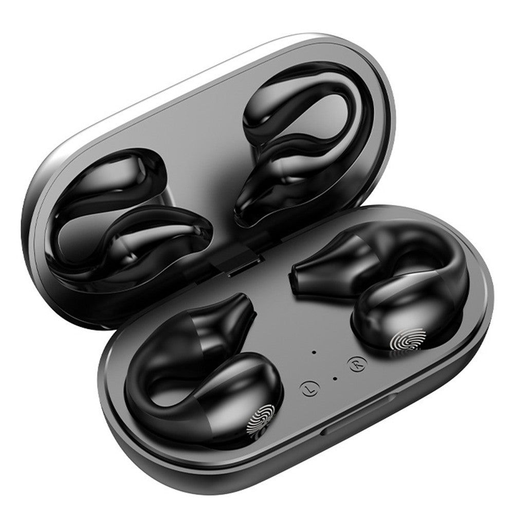 S3 Wireless Bluetooth Headphones Ear Clip-On Sports Earphones Black