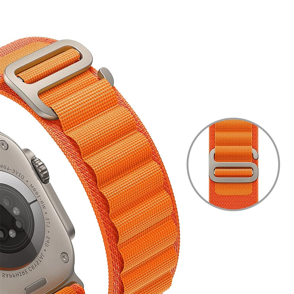 1 X Alpine Loop Watch Band Compatible with Apple iWatch 42-44-45-49mm Orange