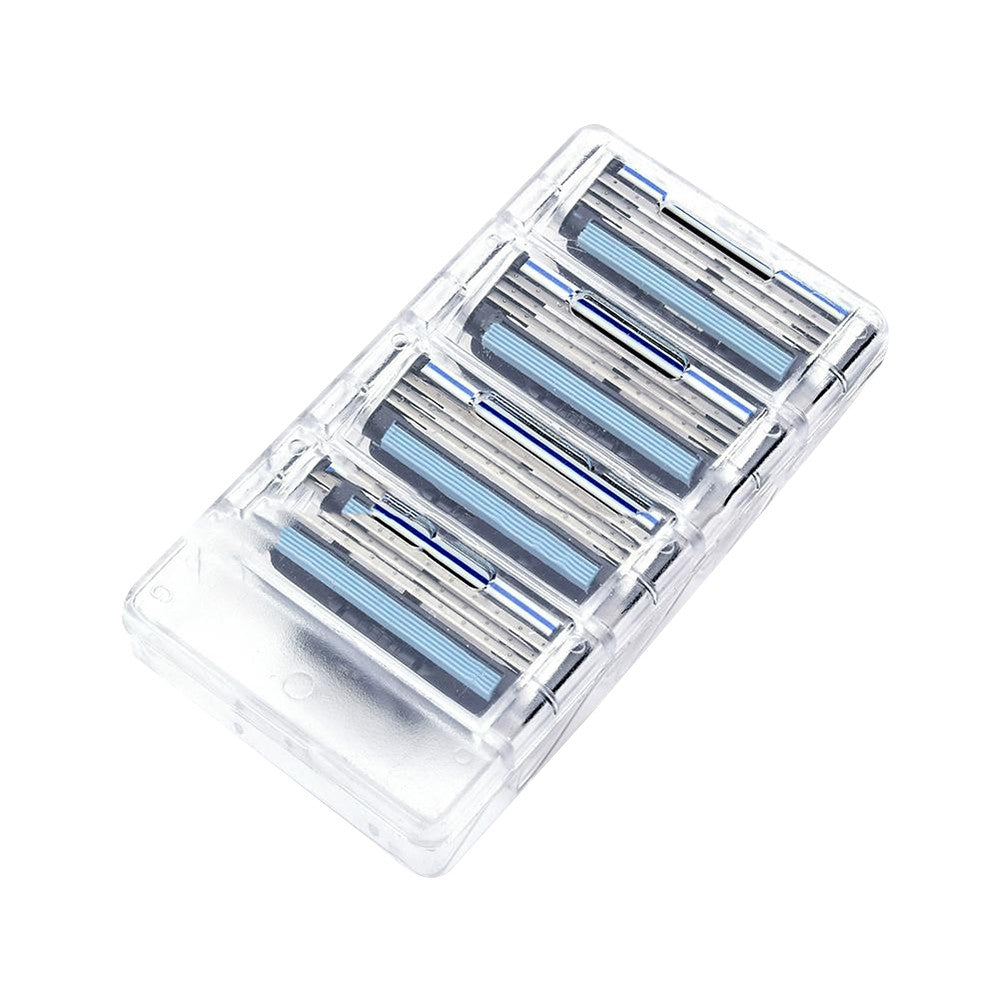 Non Brand 8Pcs 3 Layer Razor Blades Refills Compatible for Gillette March3