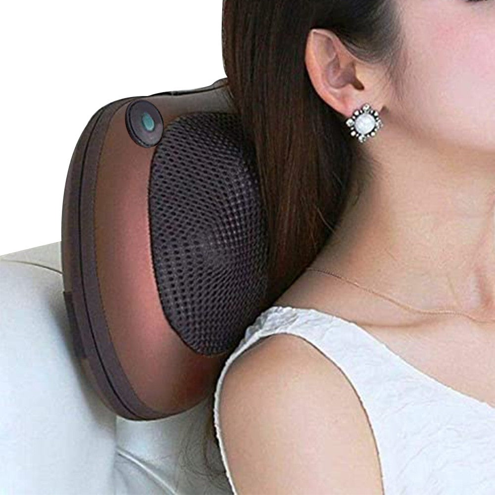 8 Heads Electric Car Neck Massager Multifunctional Waist Massage Pillow