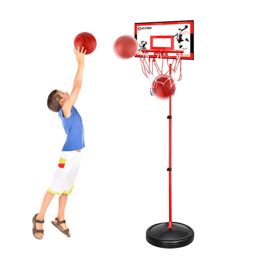 1.2M Kids Adjustable Basketball Hoop Stand Set Portable Basketball Net