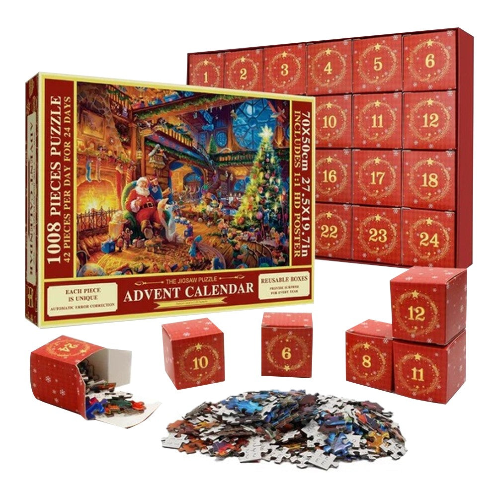 Christmas Advent Calendar Jigsaw Puzzles