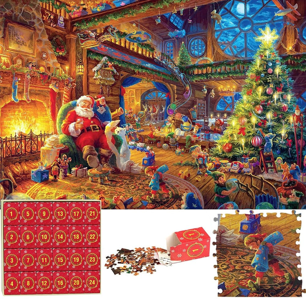 Christmas Advent Calendar Jigsaw Puzzles