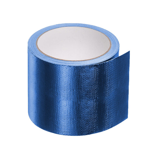 1 Roll of Glass Fiber Tarpaulin Repair Tape Adhesive Rain Cloth Patches - Blue