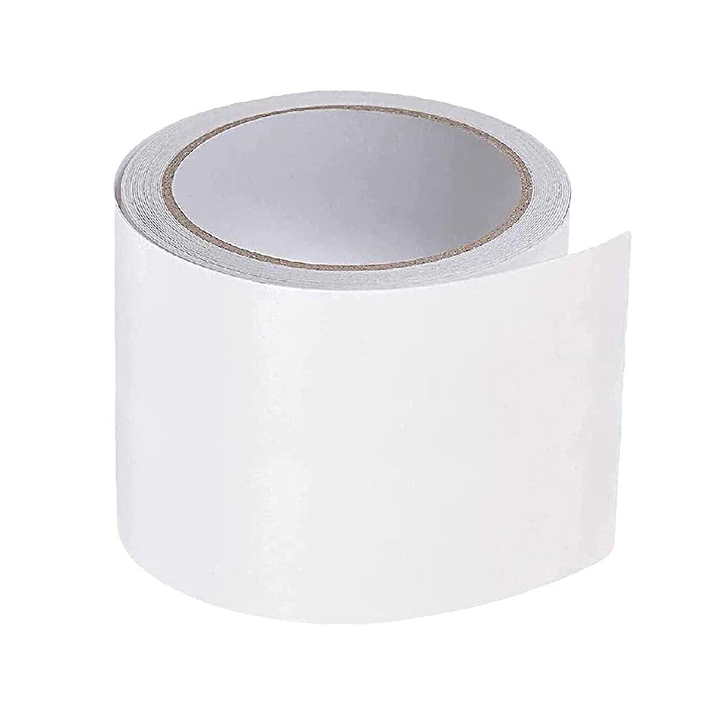 1 Roll of Glass Fiber Tarpaulin Repair Tape Adhesive Rain Cloth Patches - White