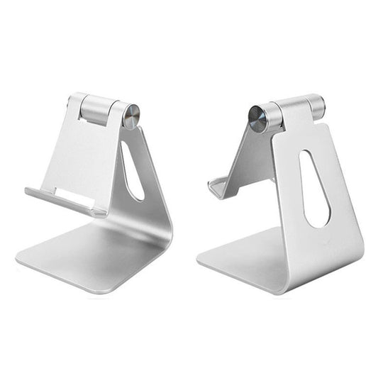 Adjustable Aluminum Alloy Pad-Phone Desktop Stands Silver