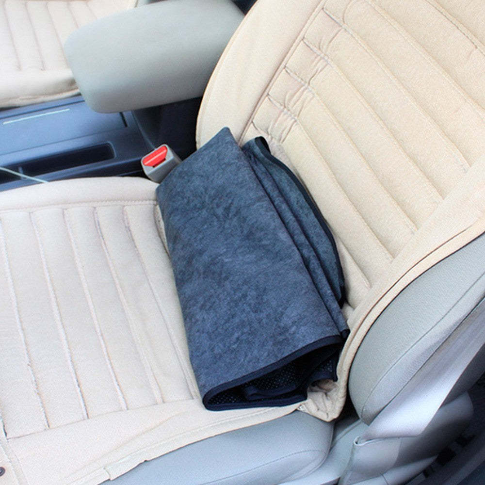 Post Workout Towel Car Seat Cover Black