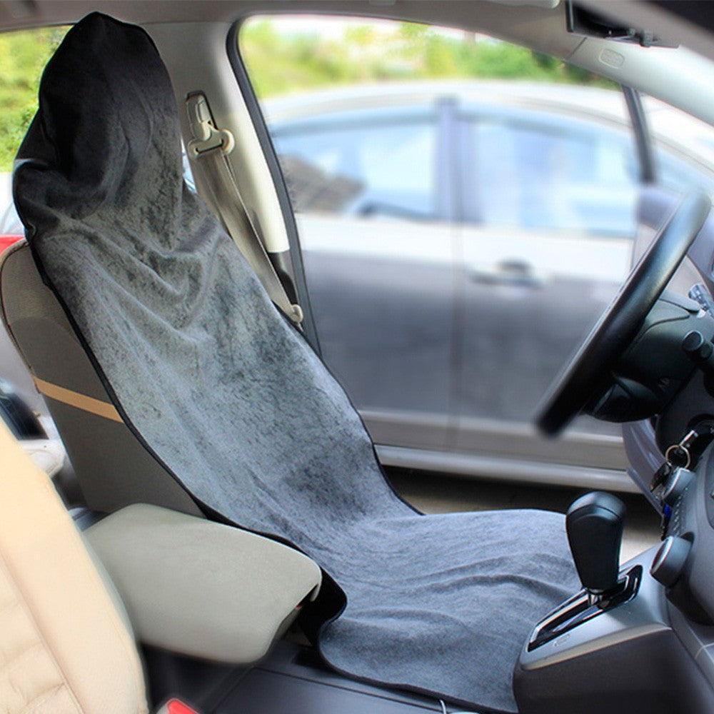 Post Workout Towel Car Seat Cover Black