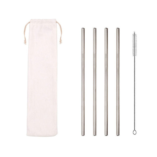 Stainless Steel Straight Drinking Straws