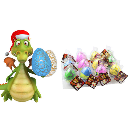 6X Novelty Toys Magic Crack Dino Eggs