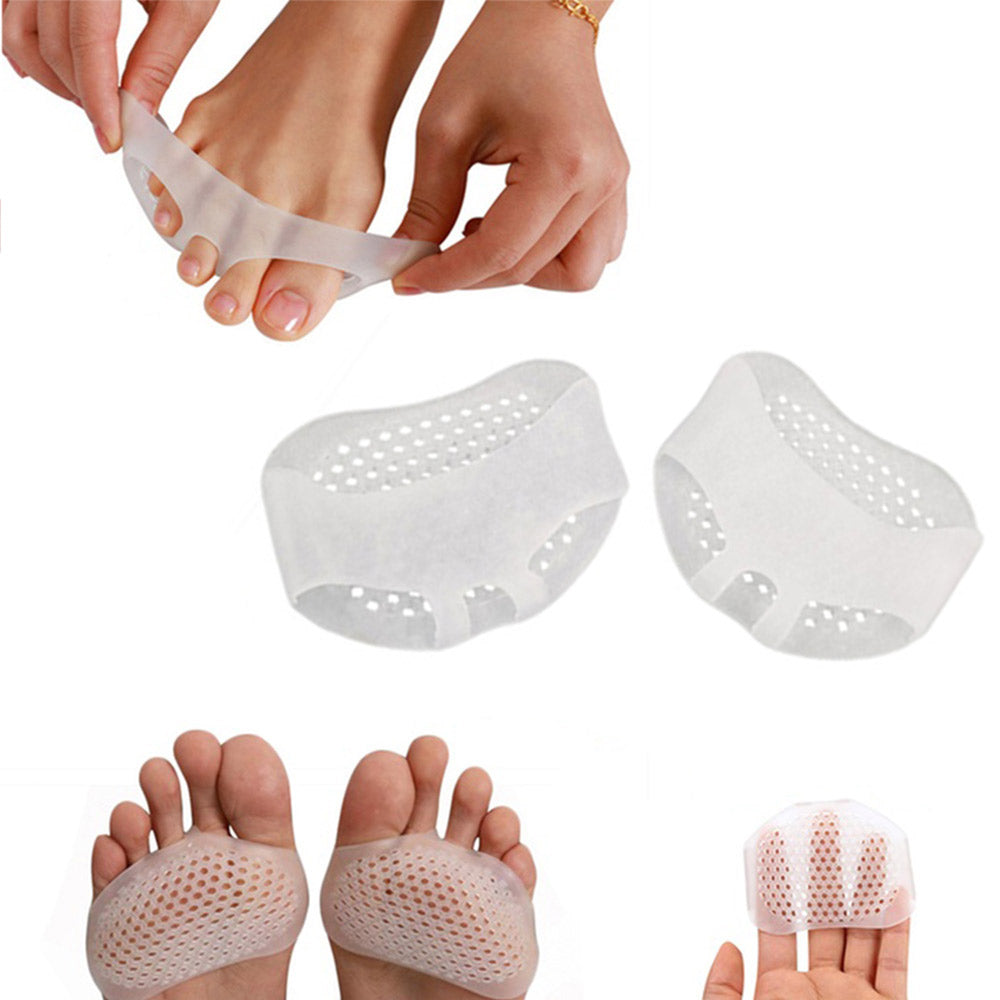 Two Pairs of Health Breathable Metatarsal Silicone Pads