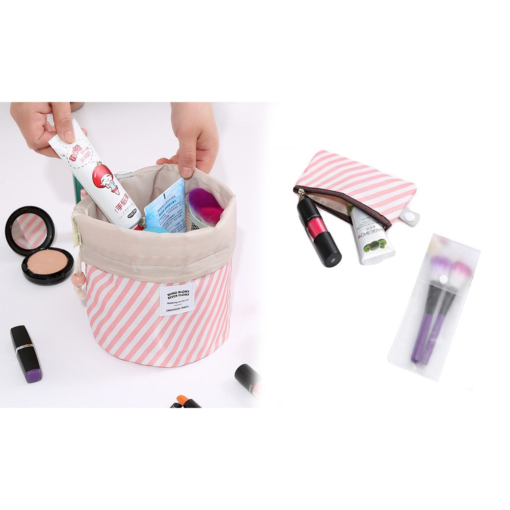 Cylinder Cosmetic Bag