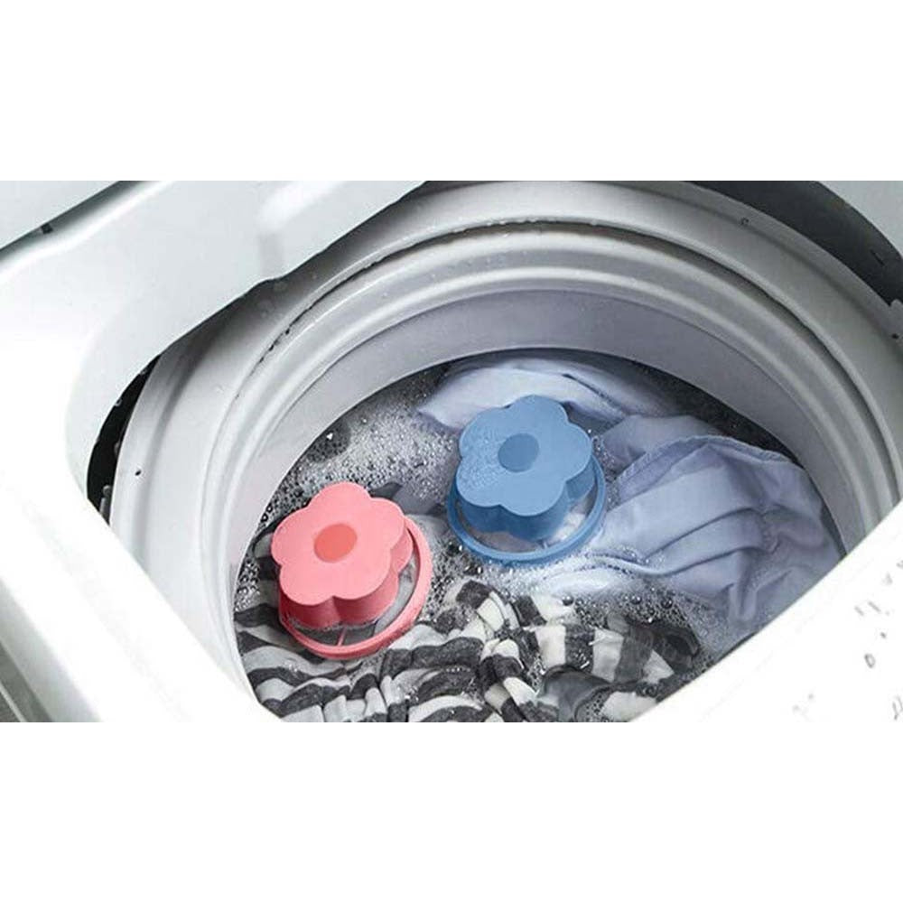 3Pcs Reusable Washing Machine Floating Lint Mesh Bags Random Colour