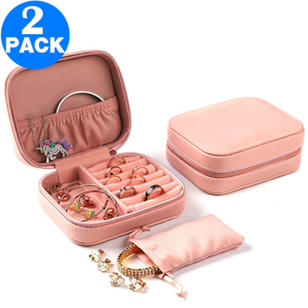 2 X Travel Jewellery Case Organiser Style 1