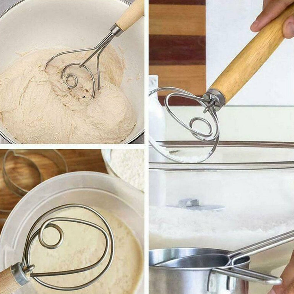 Stainless Steel Bread Lame Hand Crafted Bread Dough Slashing Tool Dough Whisk