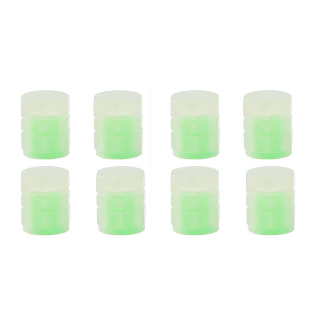 8Pcs Glow in The Dark Tire Valve Stem Caps