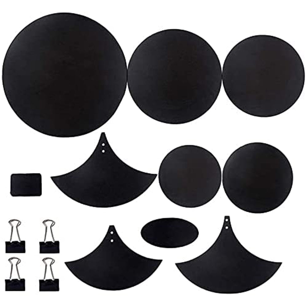 10-Piece Drum Mute Pad Set Foam Drum Silencer Pad for Bass Snare Drum