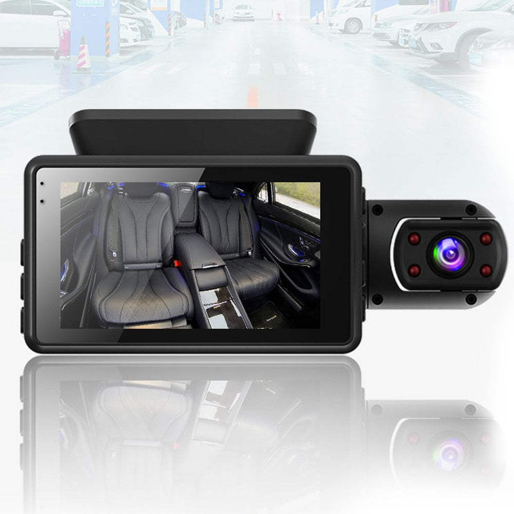 1080P HD Car Dual Lens Camera Dash Cam Front and Rear Video Recorder Camera